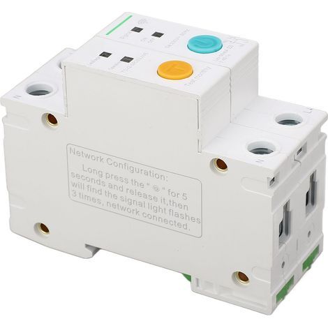 Wlan-leistungsschalter Mit 30 Ma Fehlerstromschutz, 2-polig, 40 A, App-fernbedienung Und Synchronisierung, 230 V