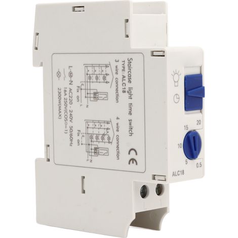 Zeitschaltuhr Mit Leistungsschalter (0,5 Bis 20 Minuten), 220 Bis 240 V Ac, Synchronisationsregler Für Leichte Geräte