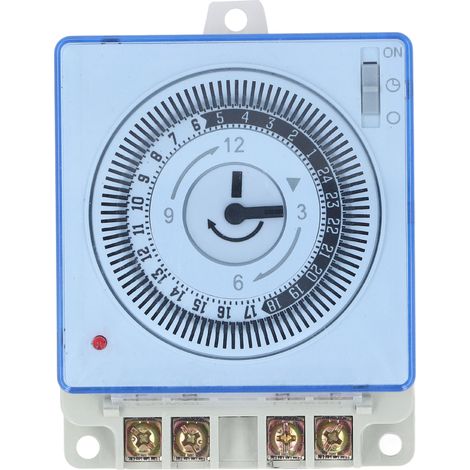 Mechanischer 24-stunden-timer, Automatische Abschaltung, Schnellanschluss-timer Für Lichtsteuerung, Abluftsystem