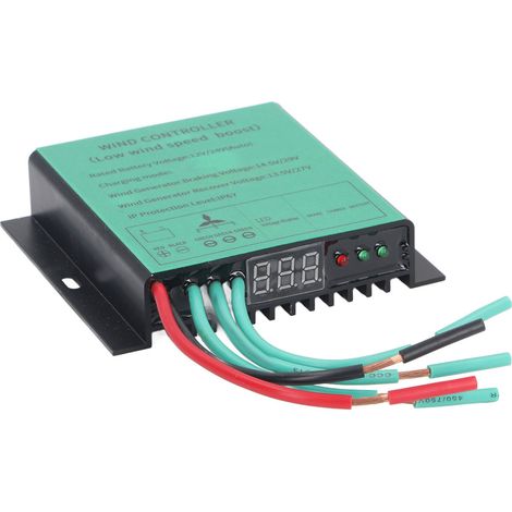 100–600 W 12 V/24 V Mppt-laderegler Für Windkraftanlagen, Ip67-schutzart, Automatische Anpassung, Wasserdichter Universalgenerator, Niederspannungs-boost