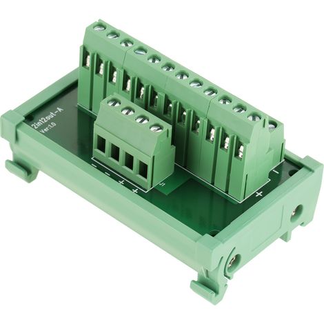 Din-schienenmodul, 1a Fr-4 Glasfaser-leiterplatte, Robuste Breakout-platine, Kompakt Für 35 Mm Breite Schienen