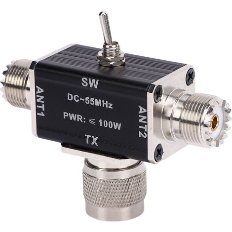 2-wege-100-w-cb/ham-koaxialantennenschalter Mit Abschalt- Und Erdschlussschutz