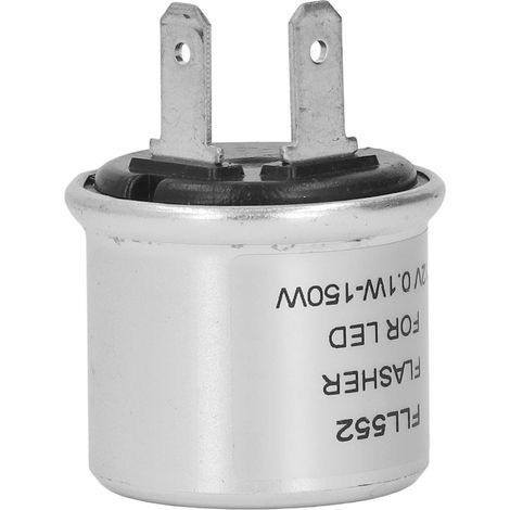 Led-blinkerrelais, Aluminiumgehäuse, 2 Pins, Geringer Stromverbrauch, 12v-blinker