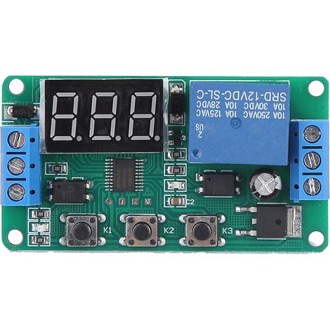 Einkanaliges Zeitschaltrelaismodul Mit Einstellbarem Triggerzyklus (dc 12v)