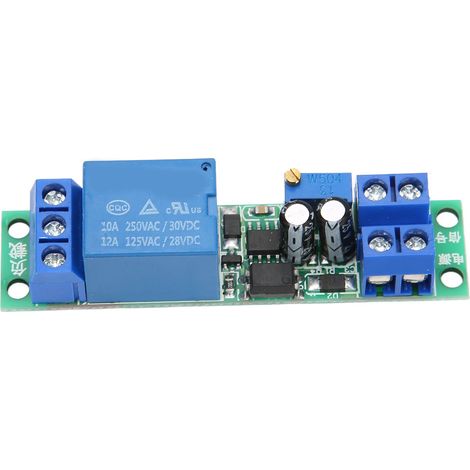 0-25s Zeitrelaismodul, Einstellbare Verzögerungsschaltplatine, 12v Dc Zubehör Für Haushalt Und Fahrzeuge