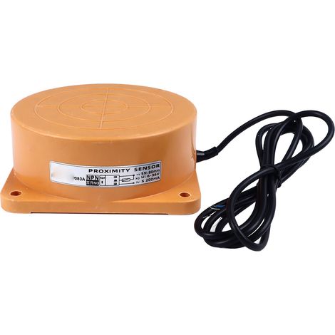 3-draht-npn-induktiver Näherungssensor, Normalerweise Offener Metallerkennungsschalter, 80 Mm Erfassungsabstand, Dc 6–36 V