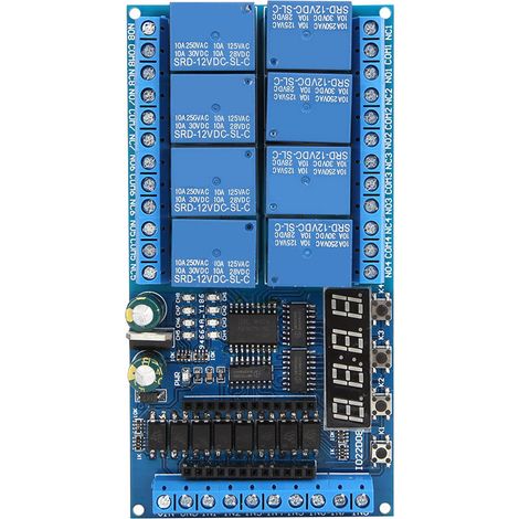 Dc 12v 8-kanal Pro Mini Plc Relais Shield Modul Timer Verzögerung Schaltplatine Für Arduino 8
