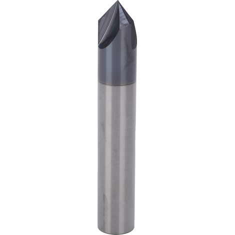 Dreischneidiger 90°-fasenfräser, Schaftfräser Aus Wolframstahl, Cnc-polier- Und Fräswerkzeug, D8 X 60l