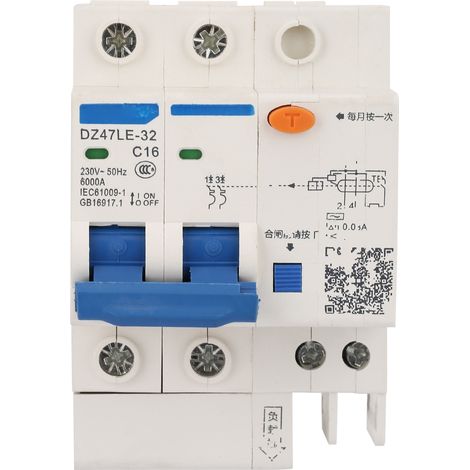 Flammhemmender 16-a-leistungsschalter, 230 V/16 A Für Den Hausbau