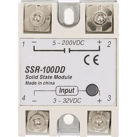 100-a-halbleiterrelais, Vollständig Abgedichtetes Design, Geringe Steuerleistung. Das Ssr Erhöht Die Widerstandsfähigkeit Gegen Vibrationen Und Gleichstromstörungen Für Industrielle Automatisierungsge