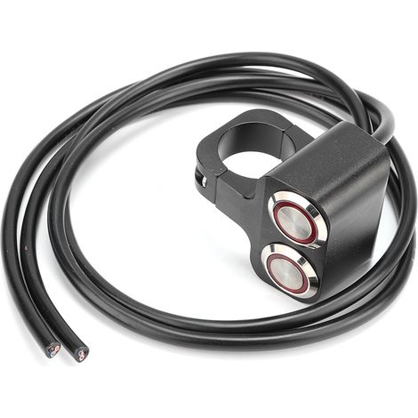 Doppelschalter-lenkerscheinwerfer, Wasserdichter Led-scheinwerfer Für Motorräder, Umbauteile, 25 Mm