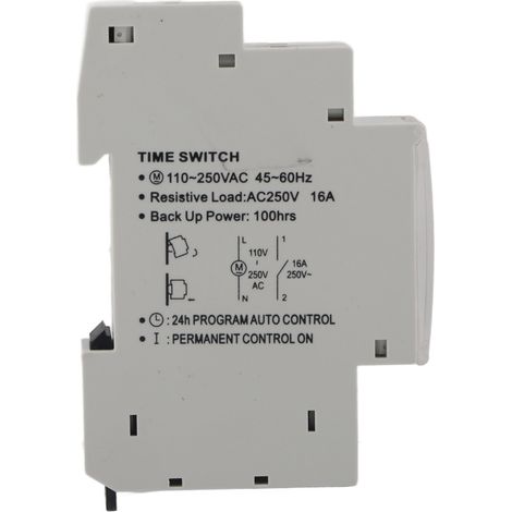 Sul180 24-stunden-timer, Hochpräziser Automatischer Timer Mit Kontrollleuchte, 110–250 V