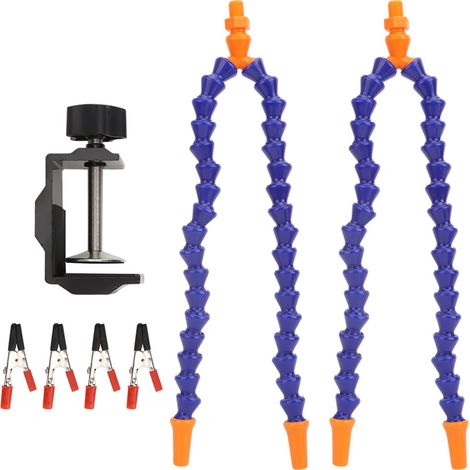 Multifunktionaler Blauer 4-armiger Flexibler Lötständer Zur Reparatur Und Befestigung Von Leiterplatten