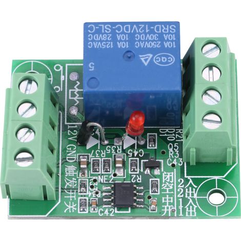 Relais-steuermodul, Bistabiler Schalter, Praktisches Leiterplattenrelais, Elektronischer Auslöser Für 12 V Dc