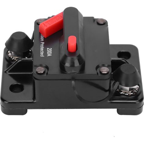 Selbstrückstellender Leitungsschutzschalter, Sicherungshalter, Wasserdichter Automatischer Schalter Aus Rotem Kupfer, Dc 12–42 V, 200 A