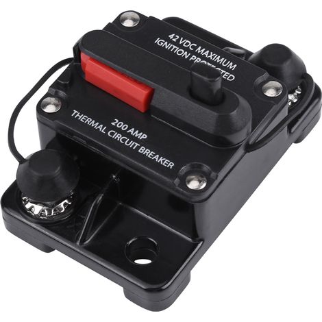 Dc12v-42v Autoradio-audio-inline-schutzschalter, Manuelle Rückstellung (200a)
