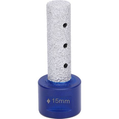 Trocken-diamant-gewindeschneider, Gerader Schaft, Lötöffnung, Polieren, Bohren, 15 Mm