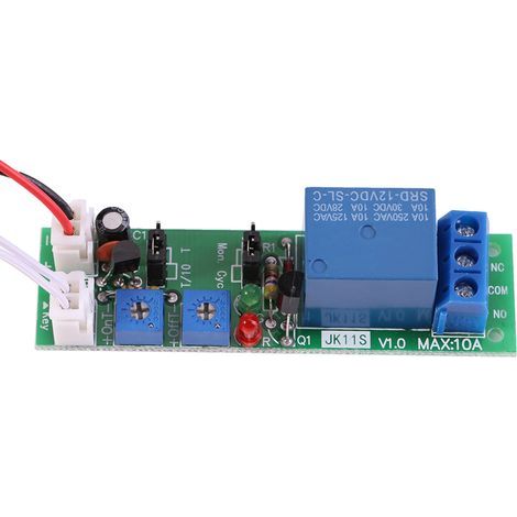 Relaismodul Mit Einstellbarer Zykluszeitverzögerung (dc12v, 0-120min)