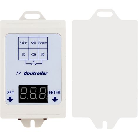12v/24v Dc Led-digitalspannungsmesser, Teststeuerung, Relais, Timer, Zeitverzögerungs-schaltmodul Mit Gehäuse