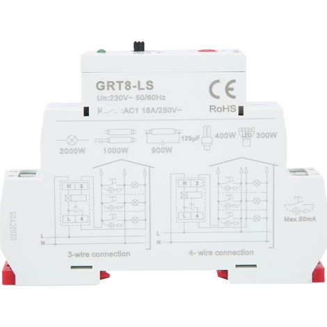 Zeitverzögerungsrelais, Treppenschaltertyp, Stromverteilungs-steuergerät Grt8-ls Ac230v