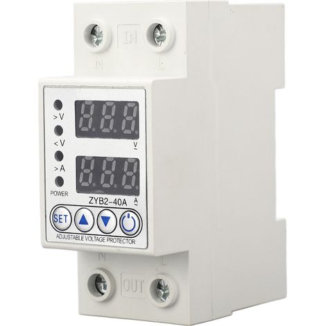 Spannungsschutzgerät Mit Automatischer Wiederherstellung Nach Dem Schutzschalter, 2-polig, 220 V Ac, 40 A