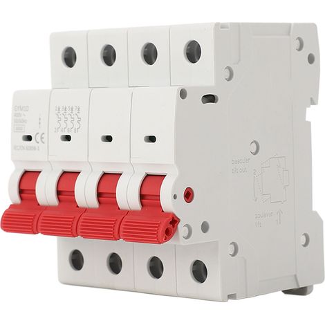 Miniatur-4-poliger Leitungsschutzschalter, Kleiner Luftschalter Für Elektrische Geräte, 400 V Gym10 6ka 25 A