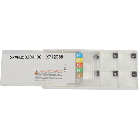 Wendeschneidplatten Aus Hartmetall Für Auskleidungen, 10 Stück Pro Schachtel, Indexierbare Cnc-fräs- Und Drehmaschinenwerkzeuge Spmg050204-dg