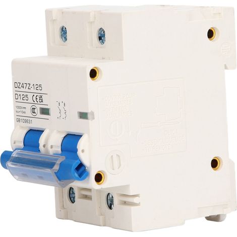 Gleichstrom-leistungsschalter Mit Kurzschlussschutz Für Pv-anlagen (2-polig, 1000 V, 125 A, Blauer Schalter)