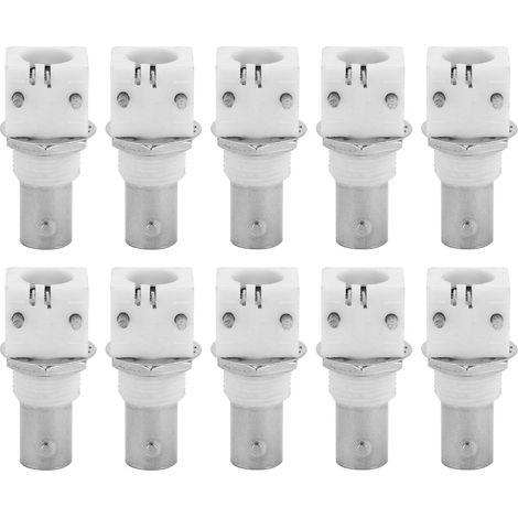 Leiterplattenmontierter Hf-adapter, Einstecktest, 10 Bnc-stecker Mit Guter Oxidationsbeständigkeit Für Die Niederfrequenz-kommunikationssignalübertragung