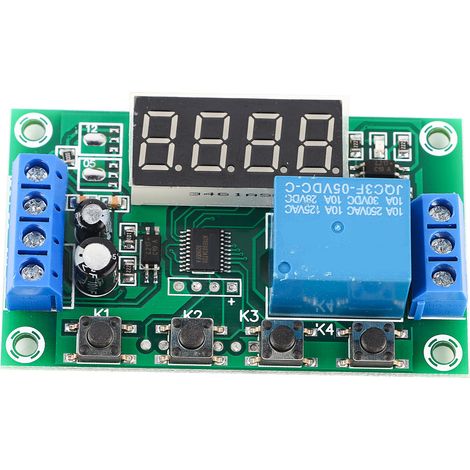 Einstellbares Zeitrelais-automatisierungssteuerungsmodul Mit Led-anzeige (5v)