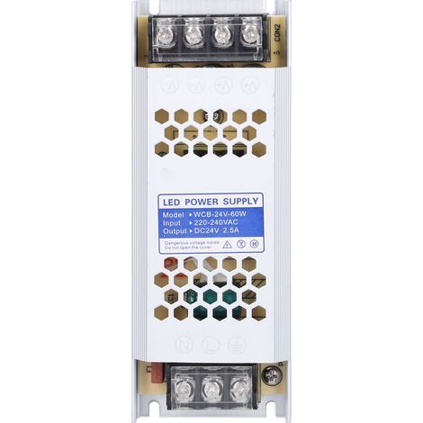 Led-leistungsschaltadapter, Ultradünner Langstreifentransformator, Leuchtkasten, Werbung (wcb24v60w)
