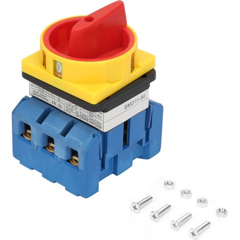 Lastleistungsschalter 80 A/100 A, 3-polig, 2 Positionen, Drehnockenschalter Ein/aus (80 A)