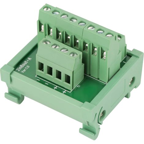 Din-schienen- Und Schalttafelmontage-2-in-8-ausgangsstromverteilungsmodul-breakout-board
