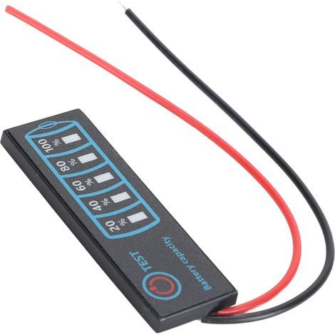 Led-batterieanzeige, 3-farben-monitor Für Ternäre Lithium-eisenphosphat-batterien (lifepo4) Mit Gleichstromanschluss (5–30 V).