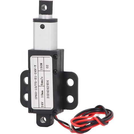 Elektrischer Linearer Mikroaktuator, 4 Mm/s, 150 N Schubkraft, 10 Mm Hub, Schutzart Ipx4, Für Sofas, Roboter, Tv-ständer, Fenster, 24 V Dc