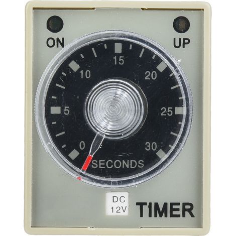 30-sekunden-zeitverzögerungsrelais, 8-poliger Timer, 35-mm-din-schiene Für Industrielle Automatisierungssysteme, 12 V Dc