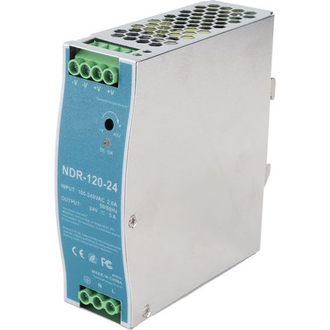 Industrielles Schienennetzteil Ndr-120-24, 5a 120w Ac100-240v Schalter