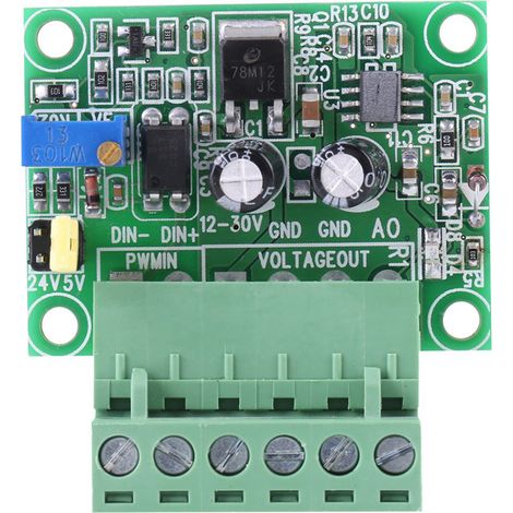 0-10v Pwm Analog-digital-wandlerplatine, Signal-spannungs-wandler, Robust Für Schnittstellenumschaltung, 1 Stück