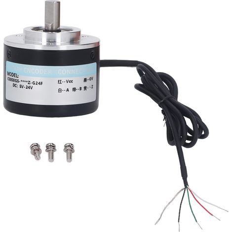 Pnp-inkrementalgeber, Schutzart Ip50, 50 Mm Außendurchmesser, 2-phasig, Für Intelligente Steuerung, Dc 5–24 V, 1200 Impulse/r
