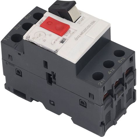 3-poliger Motorschutzschalter, Überlastschutzschalter, Handstartknopf, Ac 690 V Gv2-me22c 20–25 A