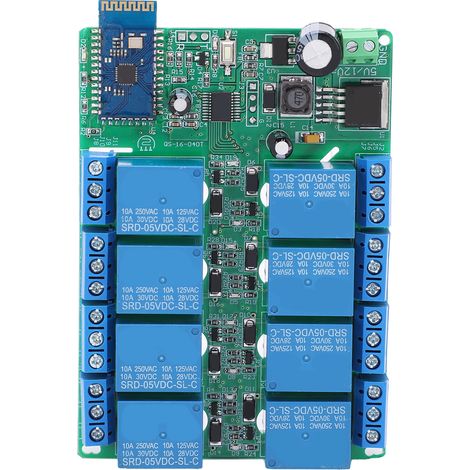 Dc 5v Bluetooth-zeitschaltuhr-relaisplatine Mit 8-kanal-fernbedienung Für Android-smartphones