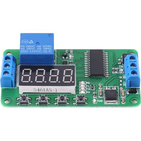 1-kanal-dc-12v-multifunktions-verzögerungsrelais-controller, Led-zeitschaltmodul, Sps-platine