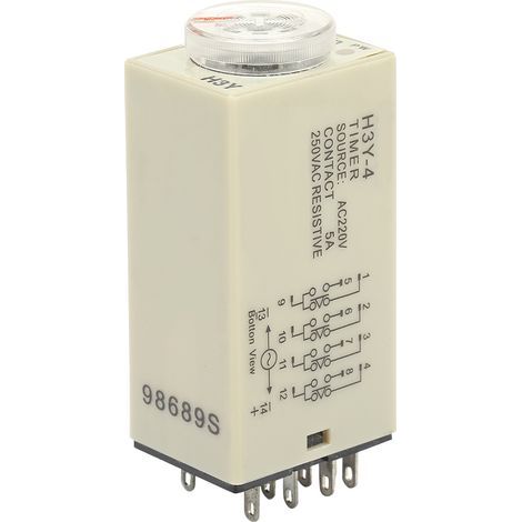 Zeitrelais, Einschaltverzögerungsrelais Aus Kunststoff, Breites Anwendungsspektrum, Wasserdichte Synchronisierung Für Die Kommunikation