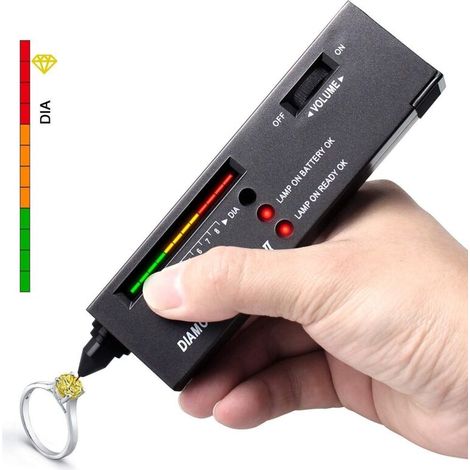Diamanttester, Prüfgerät Ii V2, Edelsteinselektor, Werkzeug Mit Etui, Schwarz