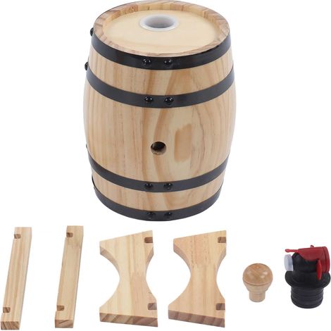 Weinfässer Aus Kiefernholz, Reifungsfässer Für Selbstgebrauten Wein Aus Kiefernholz, Bierfässer Aus Holz Für Bars, Restaurants Und Grillläden