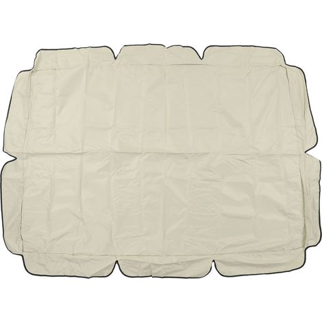 Ersatz-schaukeldach Aus Wasserdichtem 420d Oxford-gewebe Mit Silberbeschichteter Beschichtung, Beige, Für Garten, Terrasse Oder Balkon