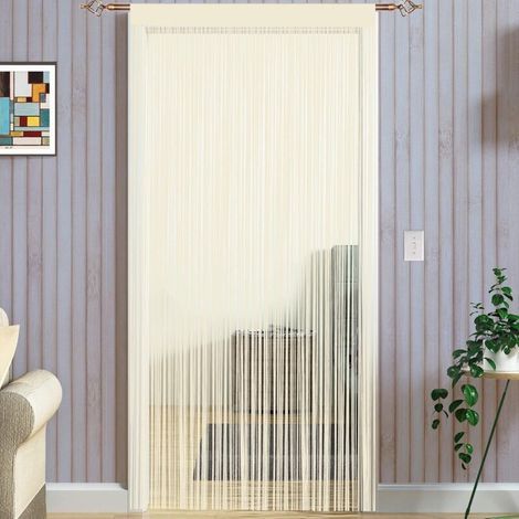 Fliegengittervorhang 95 X 200 Cm Für Außentüren, Raumteiler-moskitonetz, Effektiver Schutz Vor Insekten