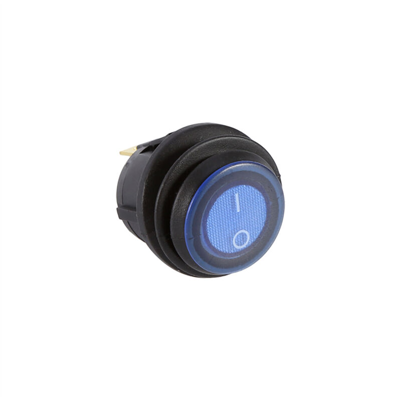 12v Led-punktleuchte Für Auto/boot, Runder Wippschalter Ein/aus Spst-schalter, Blau