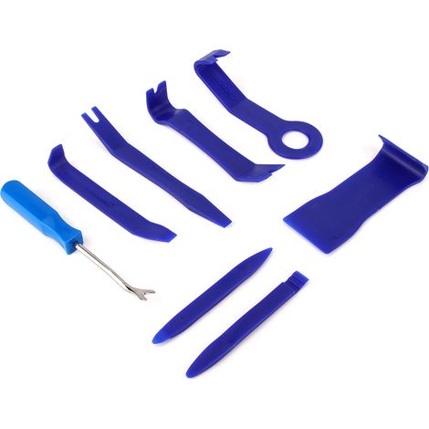 Werkzeugset Zum Ausbau Der Fahrzeuginnenverkleidung, Inklusive Hebel Zum Ausbau Des 6-zoll-audio-navigationssystems, 8-teilig, Blau