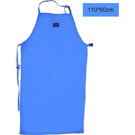 Blaue Cryo-sicherheitsschürze Zum Schutz Vor Kryogenem Stickstoff Bei Sehr Niedrigen Temperaturen (11070 Cm).